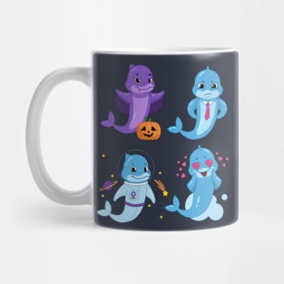 Dolphins Funny Set Mug